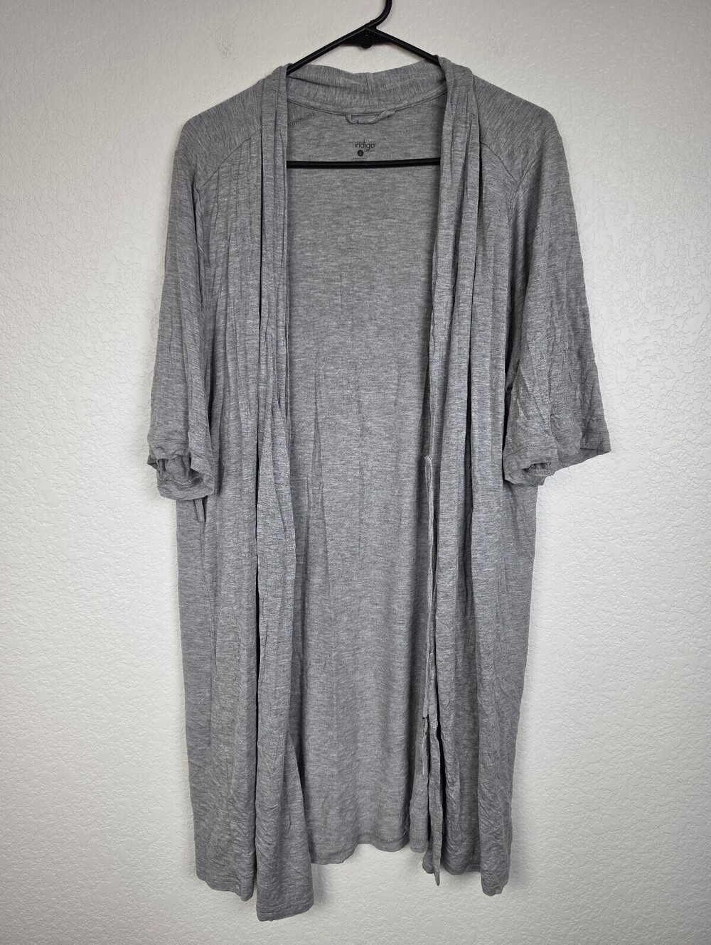 Grey Indigo Small Lightweight Cardigan
